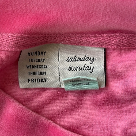 Anthropologie Saturday Sunday Merida Velvet Sweatshirt SMALL - Picture 5 of 7